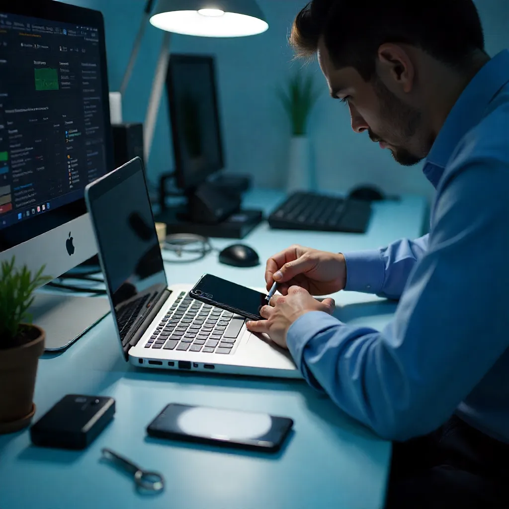 Skärmbyte på enhet