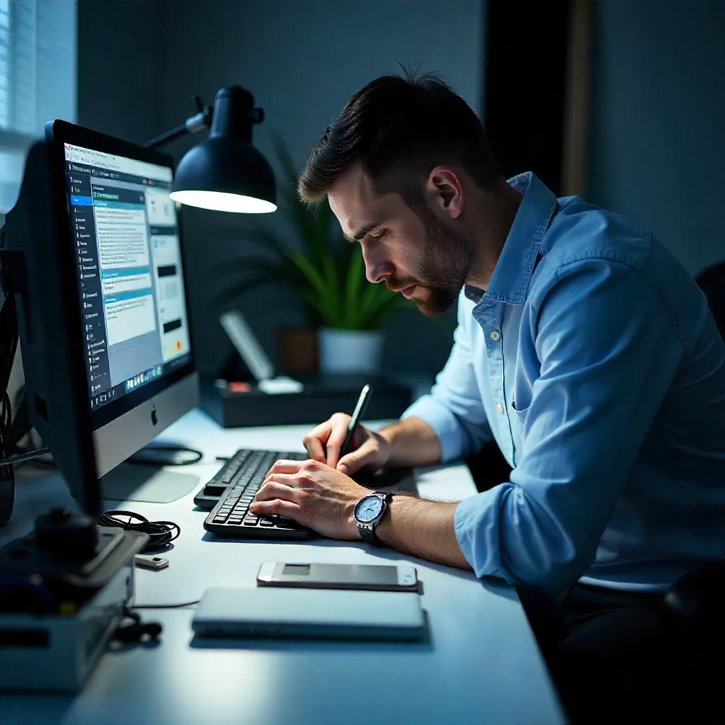 Laptop reparation i process